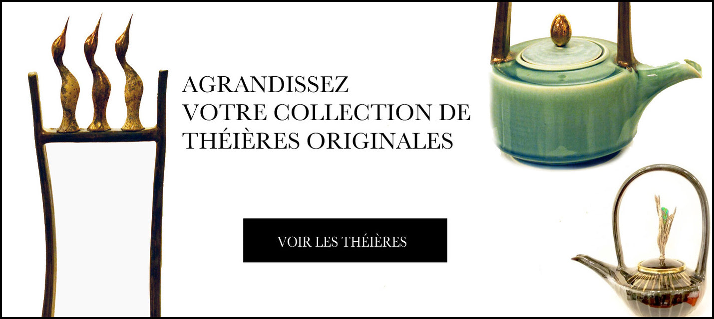 Ajoutez une théière originale à votre collection - Acheter une théière exclusive de l'artiste Michelle Lemire
