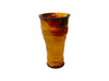 verres torsadés en porcelaine ambre flamboyant