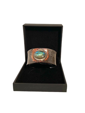 BRACELET LABRADORITE ARGENT