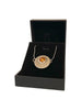 PENDENTIF argent et ambre