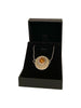 PENDENTIF argent et ambre