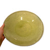 Grand bol bleu marine et vert craquelé
