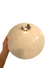 Grand bol en porcelaine fleur et or fin