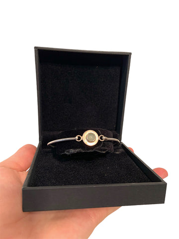 BRACELET ARGENT ET AVENTURINE