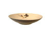 Grand bol en porcelaine fleur et or fin