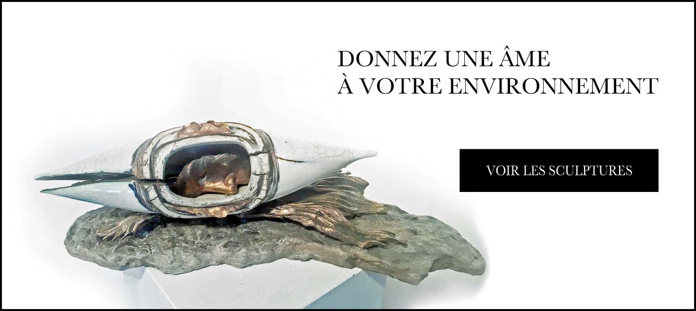 Donnez une âme à votre environnement- achetez une sculpture originale de l'artiste Michelle Lemire à l'Atelier Galerie d'art Solart