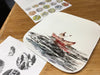 TRAITEMENT DE SURFACE- DÉCALCOMANIE ET PEINTURE SUR PORCELAINE (1 COURS PRIVÉ DE 2 à 3h)