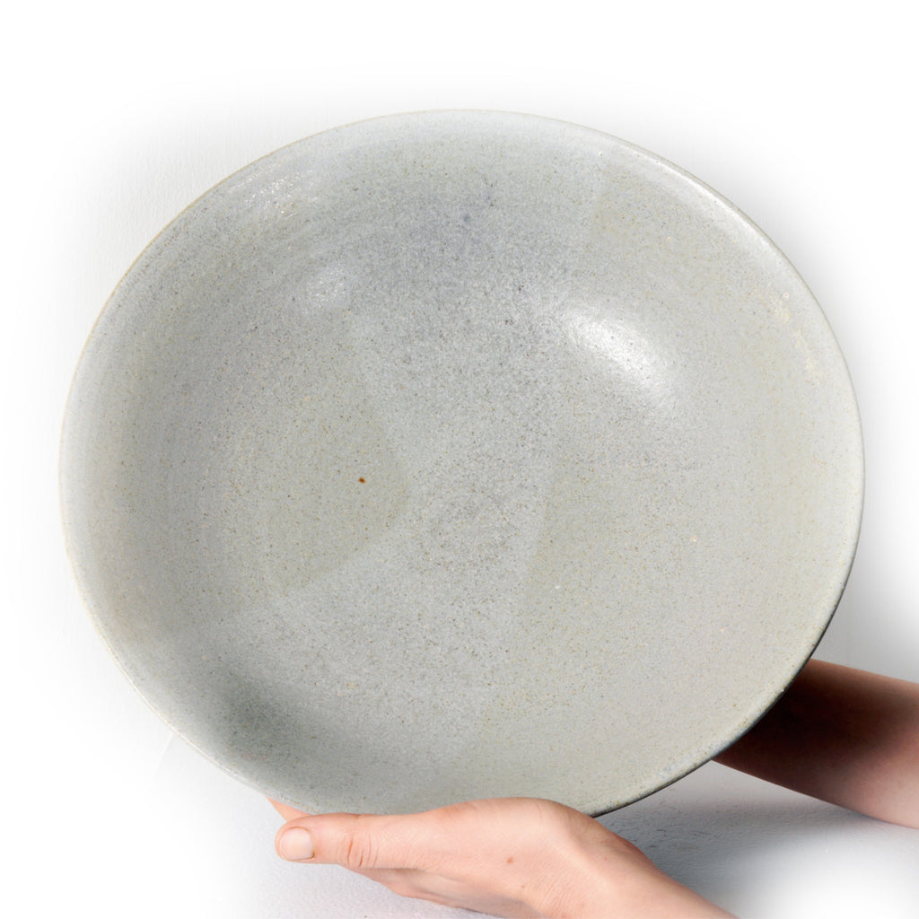 TRÈS GRAND BOL SATINÉ GRIS PIERRE