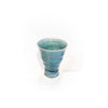verres torsadés en porcelaine turquoise