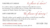 Certificats cadeaux céramiques, sculptures, bijoux ou formation